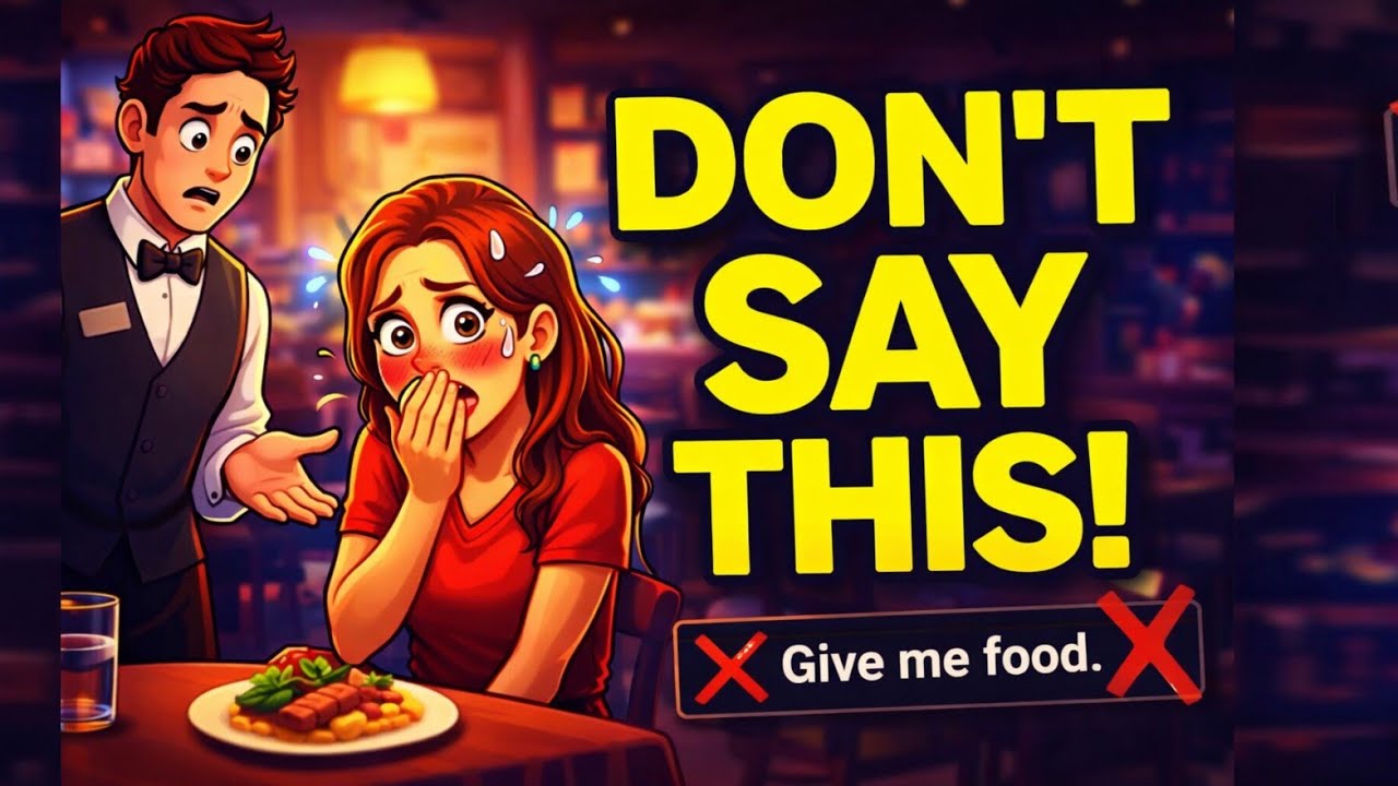 Don’t Embarrass Yourself at a Restaurant 😳 | Real English Conversation