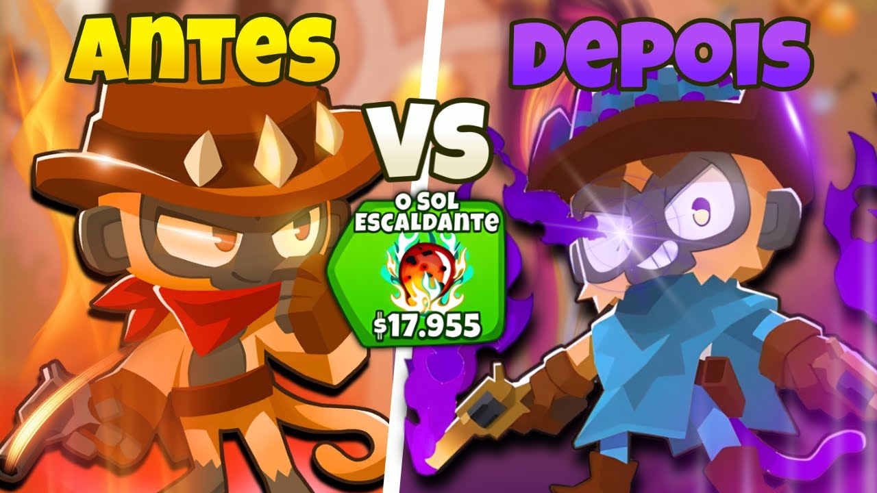 Bloons TD 6, mas só um NOVO PISTOLEIRO Buffado com TODOS os BUFFS do jogo💀