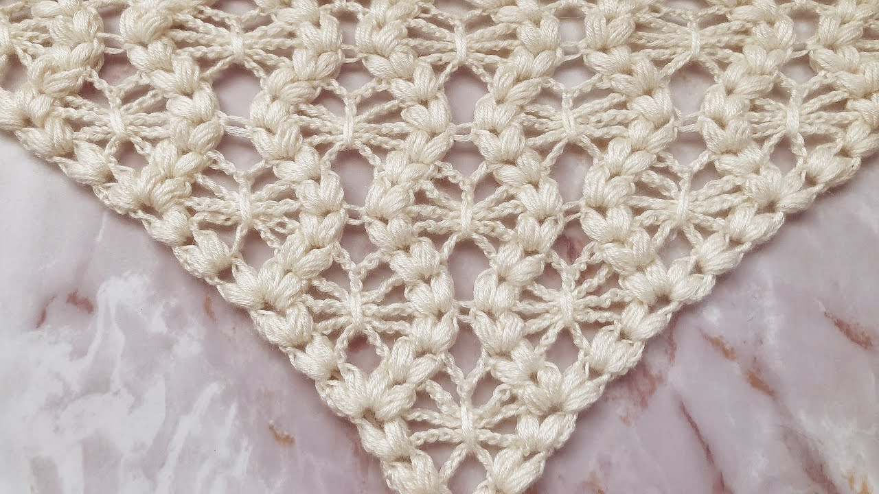 EASY CROCHET SPIDER STITCH SHAWL TUTORIAL || How to crochet for beginners || DIY GIFTS 🎁