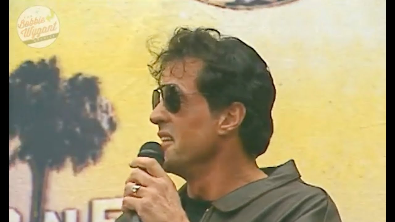 Sylvester Stallone Rides a Horse 