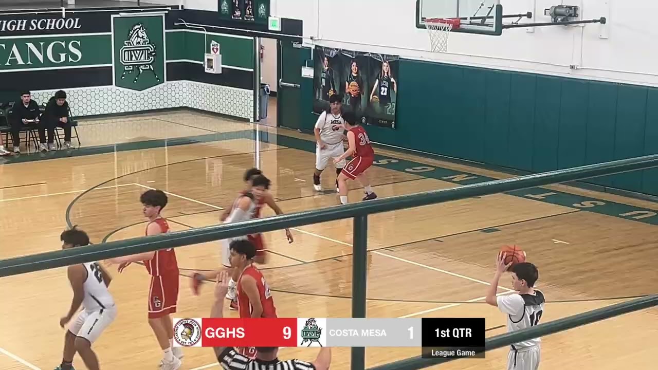 Garden Grove (frosh) vs. Costa Mesa - Last League Game 2025-2026.  GGHS undefeated 8-0
