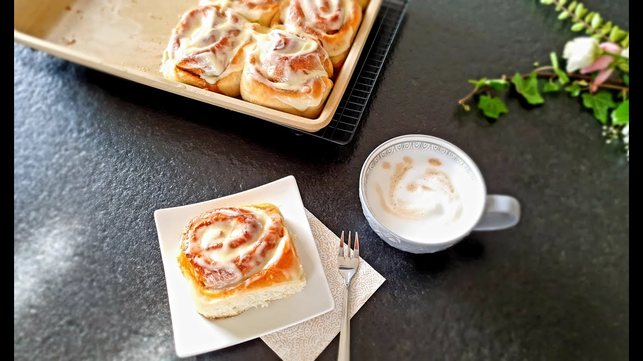 Zimtschnecken / Cinnamon Rolls auf dem Großen Ofenzauberer (James) von Pampered Chef