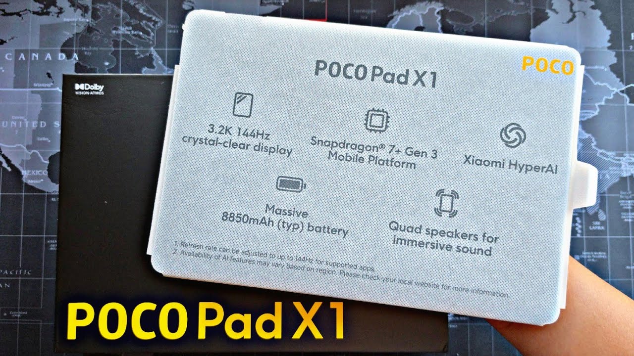 Poco Pad X1 / Unboxing ASMR 