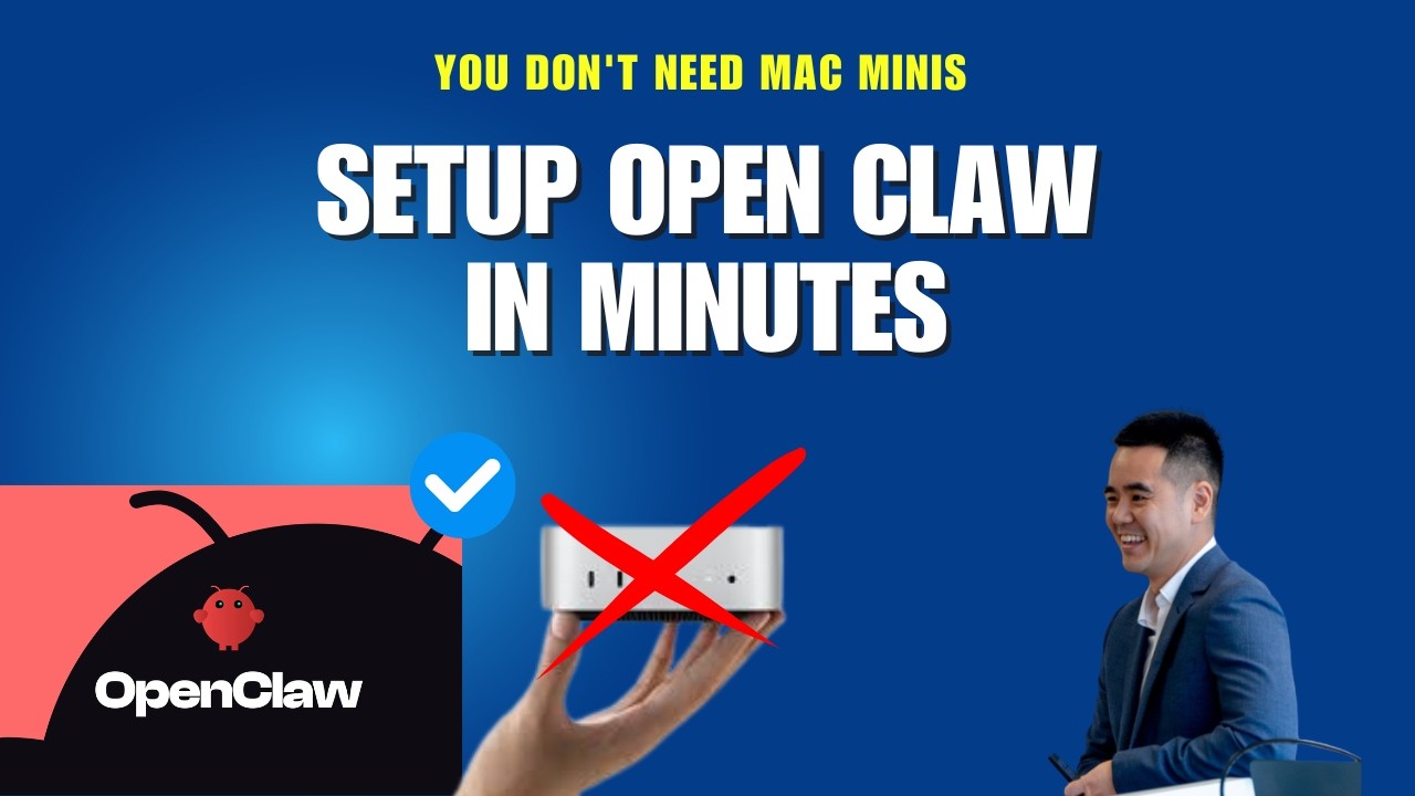 You don't need Mac Minis to setup Open Claw - Open Claw setup tutorial