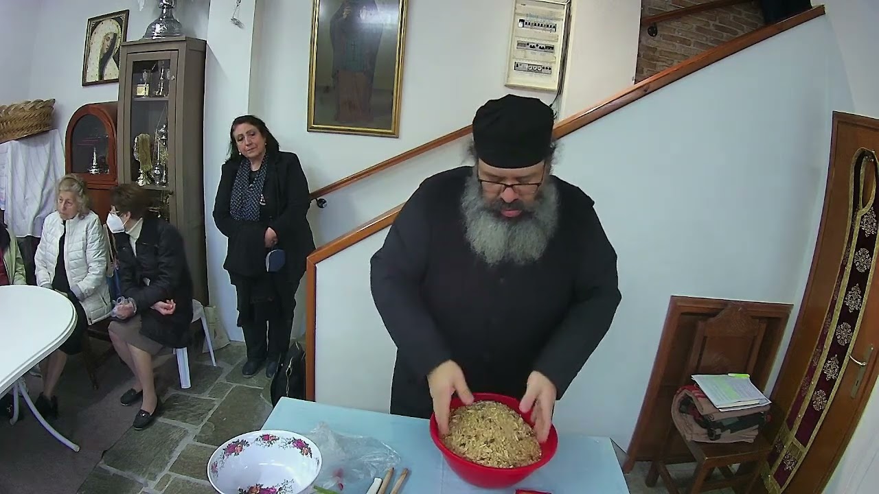 Παρασκευή κολλύβων και τέλεση Ιερού Μνημόσυνου, Κυριακή 26 Μαρτίου 2023