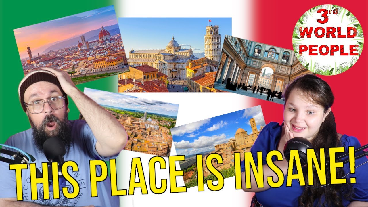 3rd WORLD PEOPLE SEEING TUSCANY FOR THE FIRST TIME | ITALY REACTION