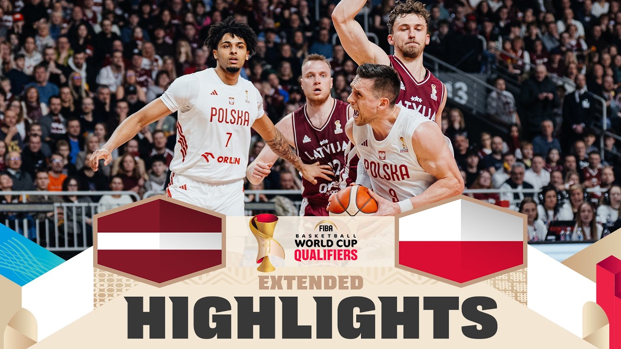 Latvia 🇱🇻 v Poland 🇵🇱 | Extended Highlights | FIBA Basketball World Cup 2027 European Qualifiers
