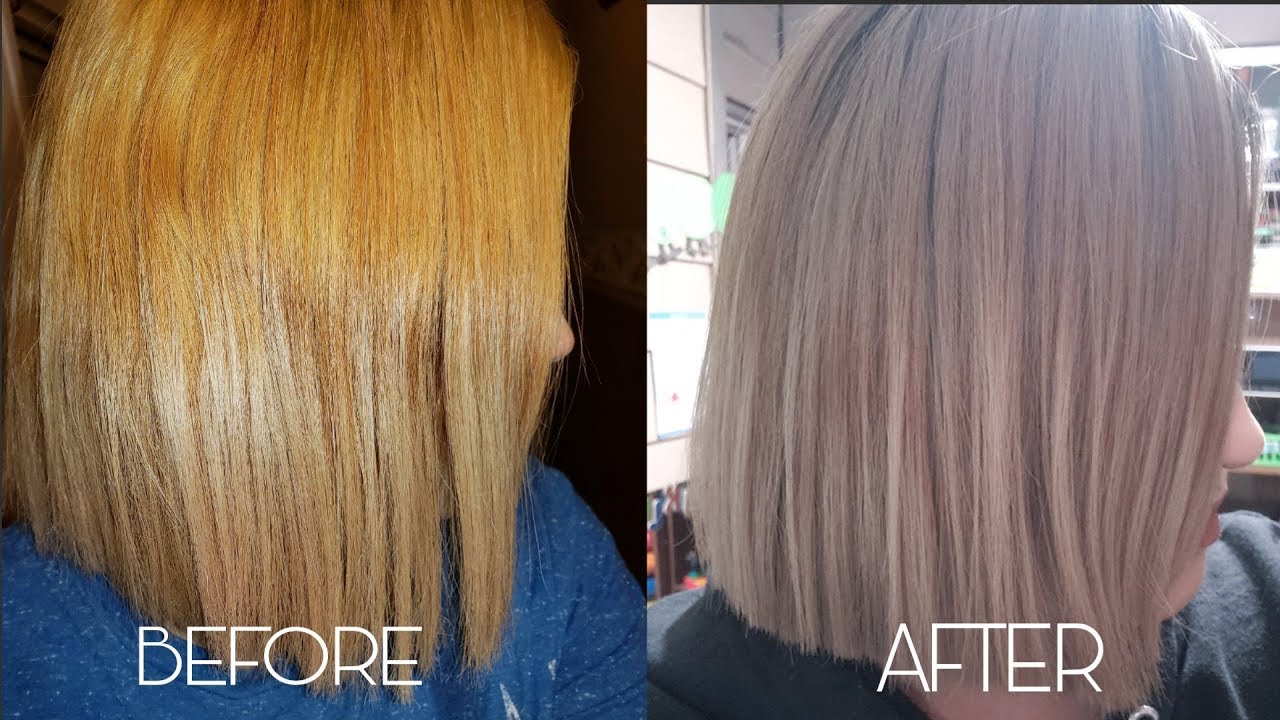 Как тонировать рыжие волосы с помощью Wella T14 и 050
