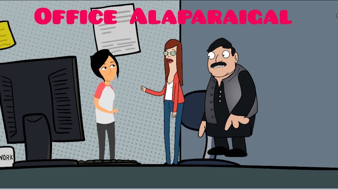 Office Alaparaigal 👜😅#kavscartoon