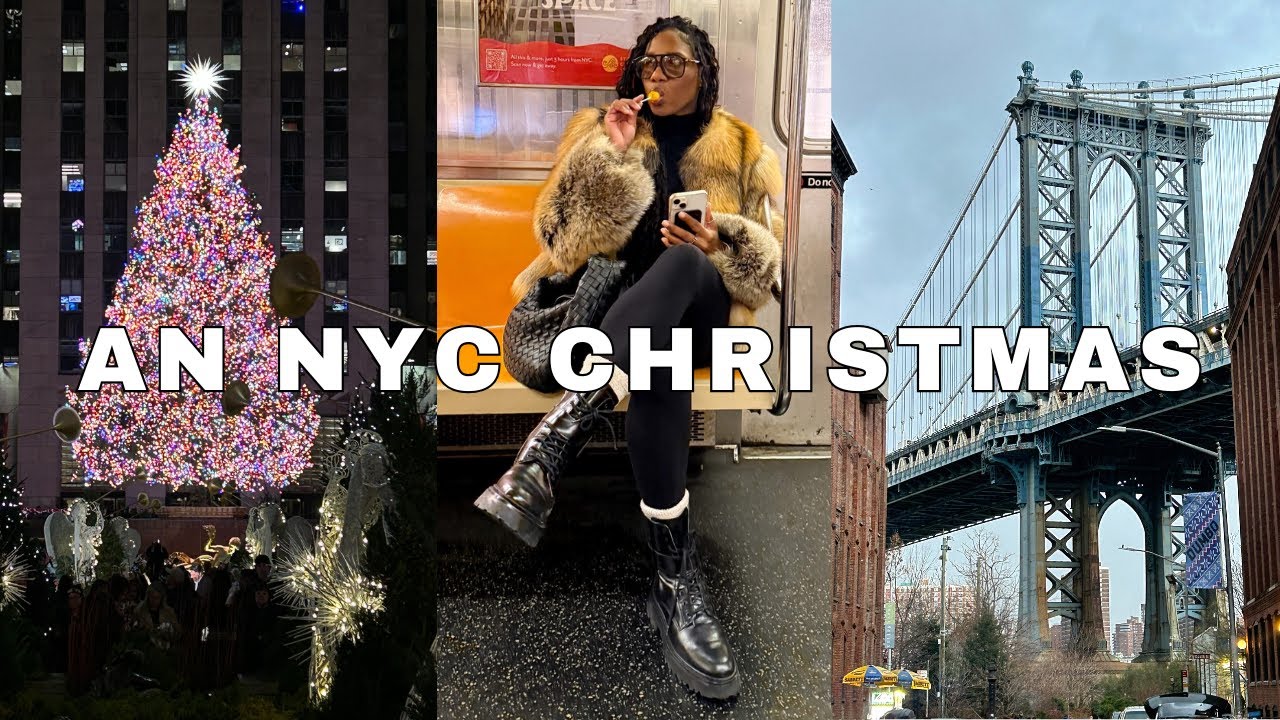 This is why NYC at Christmas Hits Different ❄️🎄🎁 MONROE STEELE