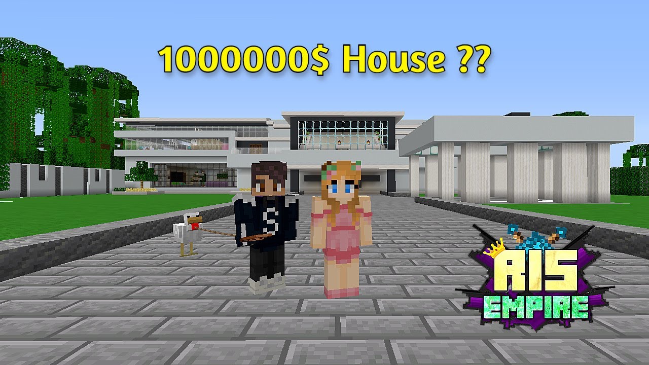 1000000$ House Tour 😱 | Minecraft Bangla Gameplay | [RIS Empire]