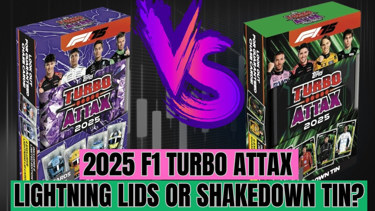 F1 Turbo Attax 2025 Cards! Lightning Lids Tin vs Shakedown Tin! Which One Is BETTER? #f1 #topps 