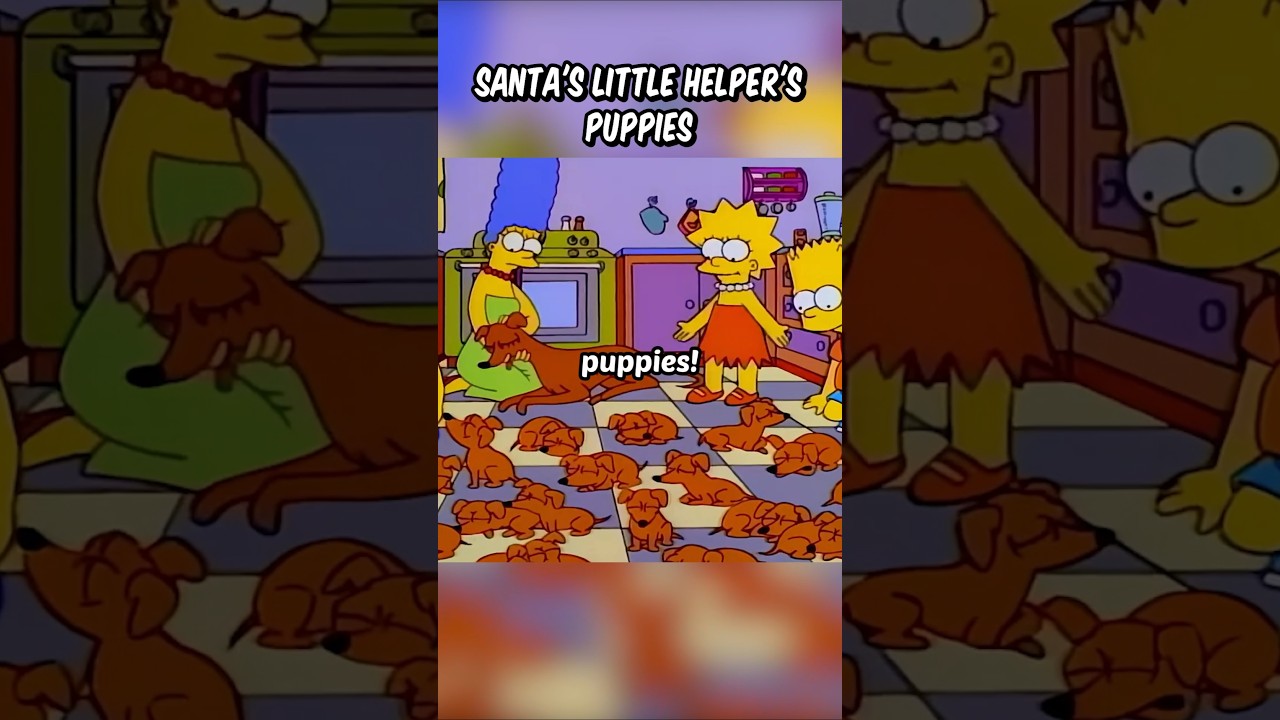 Santa's Little Helper's puppies