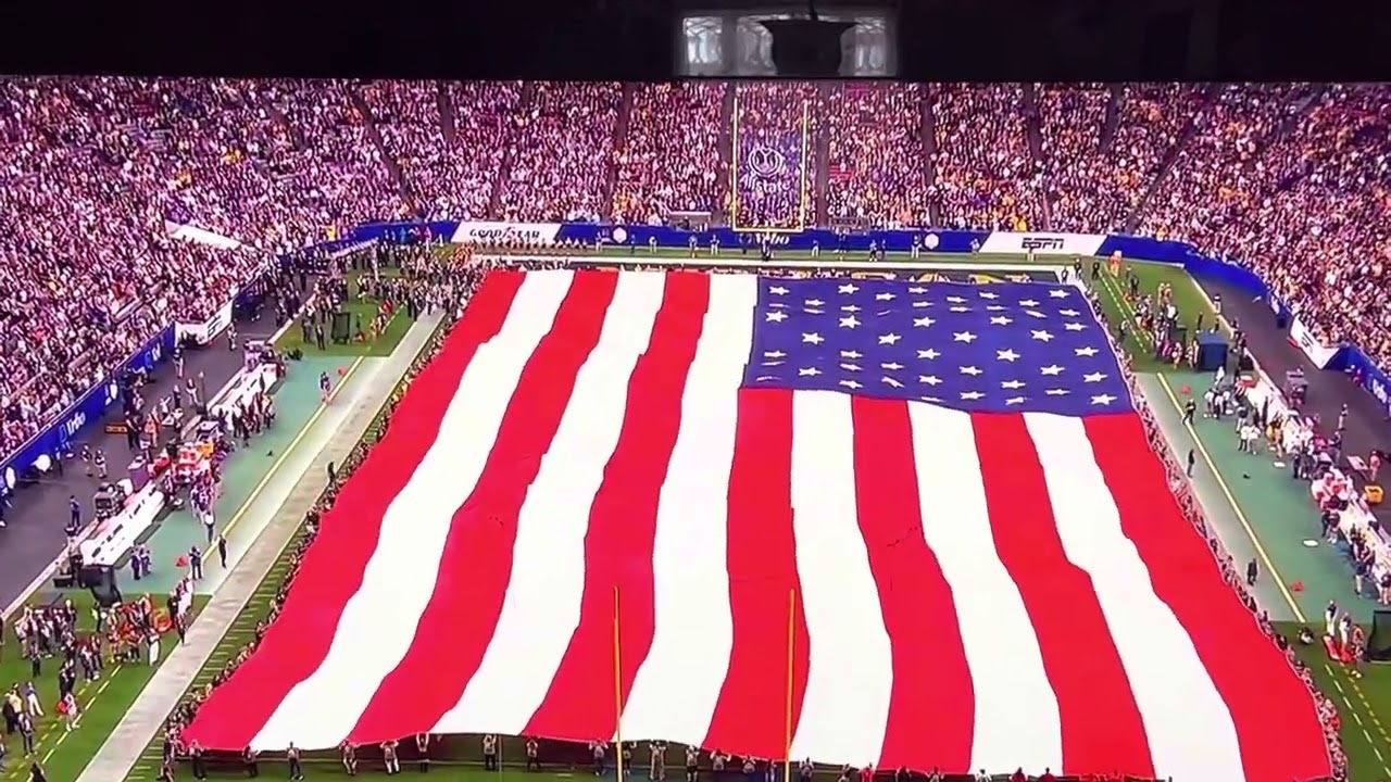 National Anthem - Fiesta Bowl 12-31-22 - Boyz II Men