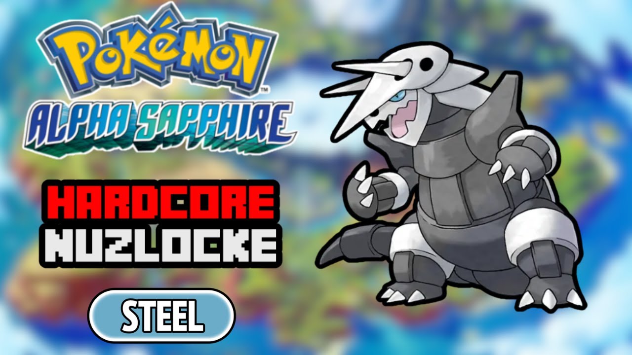 Pokemon Alpha Sapphire Hardcore Nuzlocke - STEEL Only (NO Items, NO Overleveling)