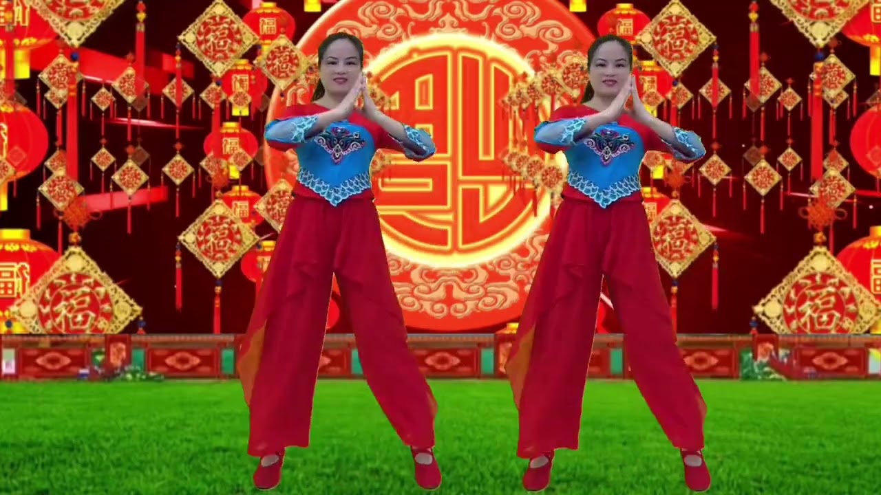 广场舞《过年啦》《欢聚一堂》《好事样样来》《祝你发大财》