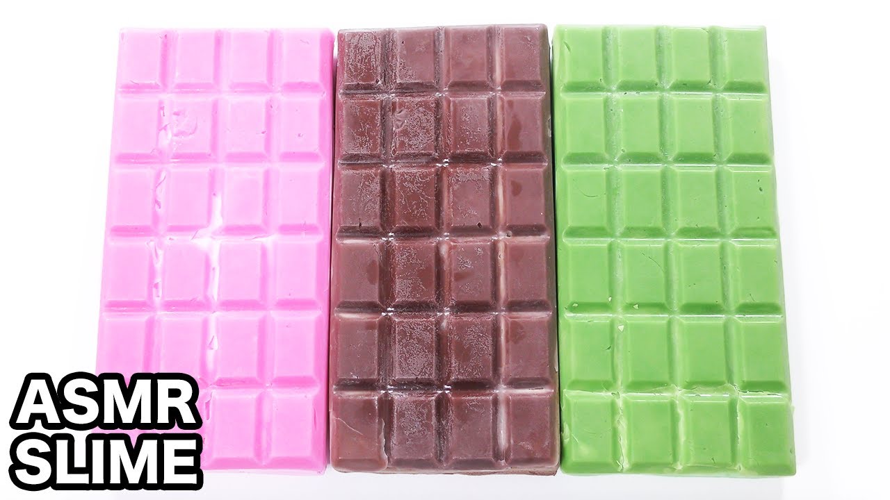 【ASMR】パキパキクレイクラッキング 〜板チョコ編〜