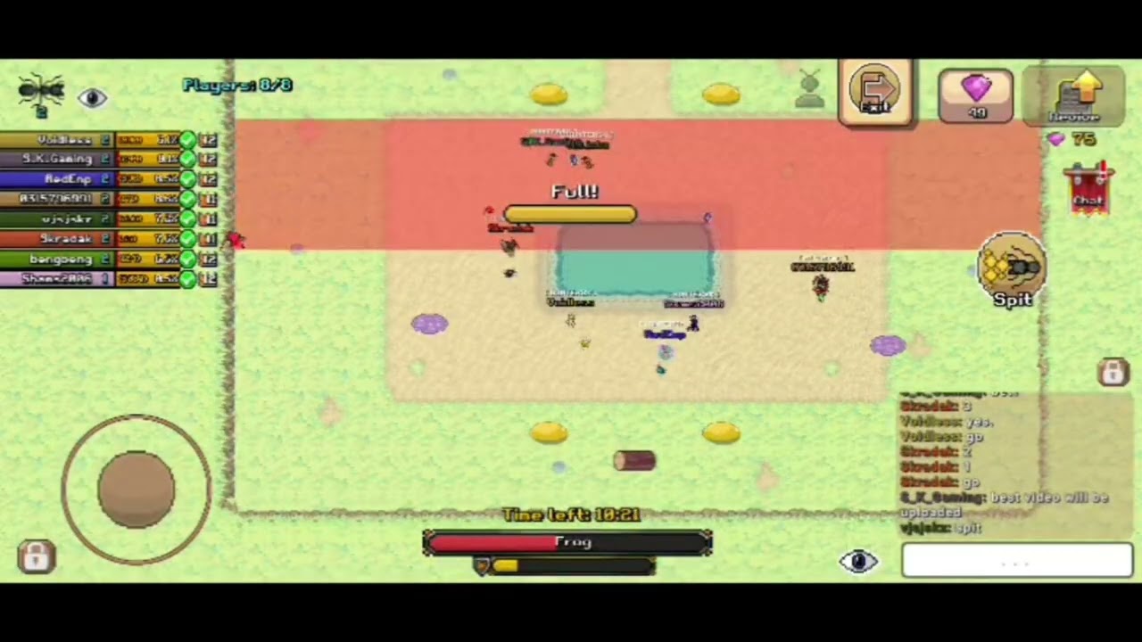 Frog with clan | ft. @huntersX_2000 #pocketants 