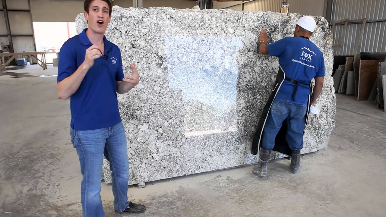 Inspecting The Slab (Step 1 Granite Fabrication Process)