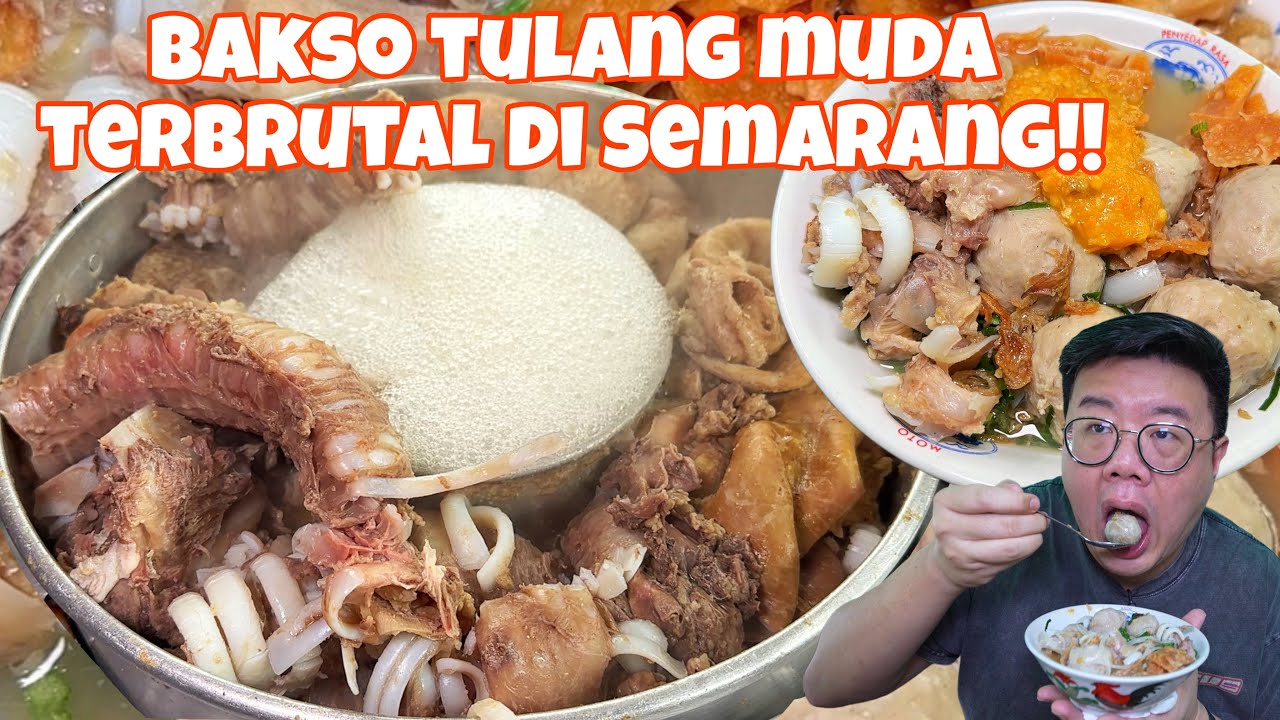 BAKSO INI VIRAL GARA2 TULANG MUDA NYA!! JADI INCERAN WARGA SEMARANG..