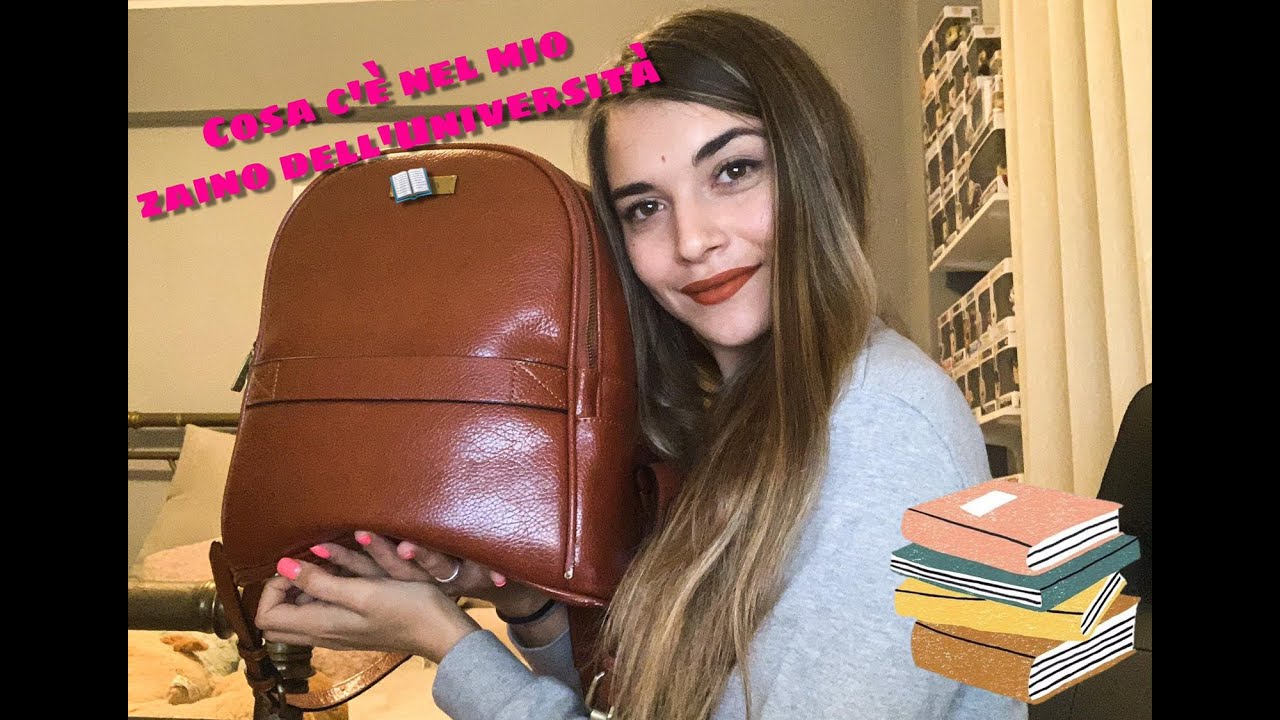Cosa c'è nel mio zaino dell'Università!📚