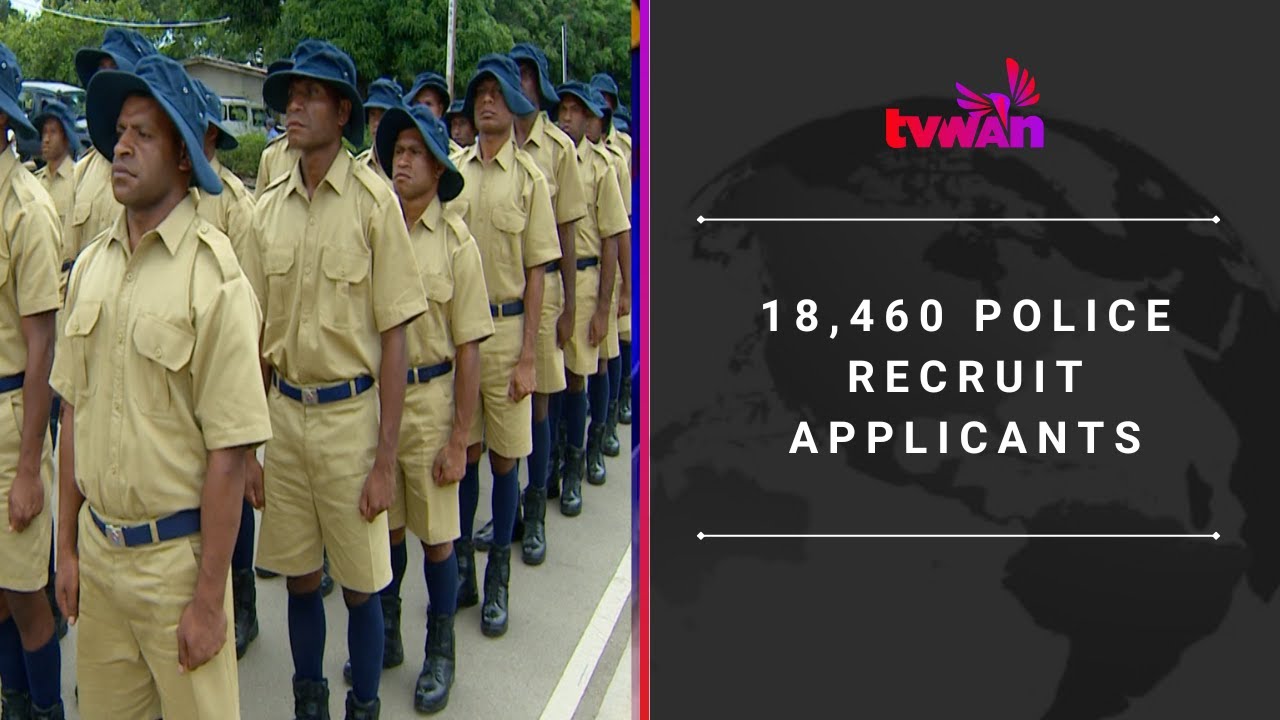 18,460 police recruit applicants