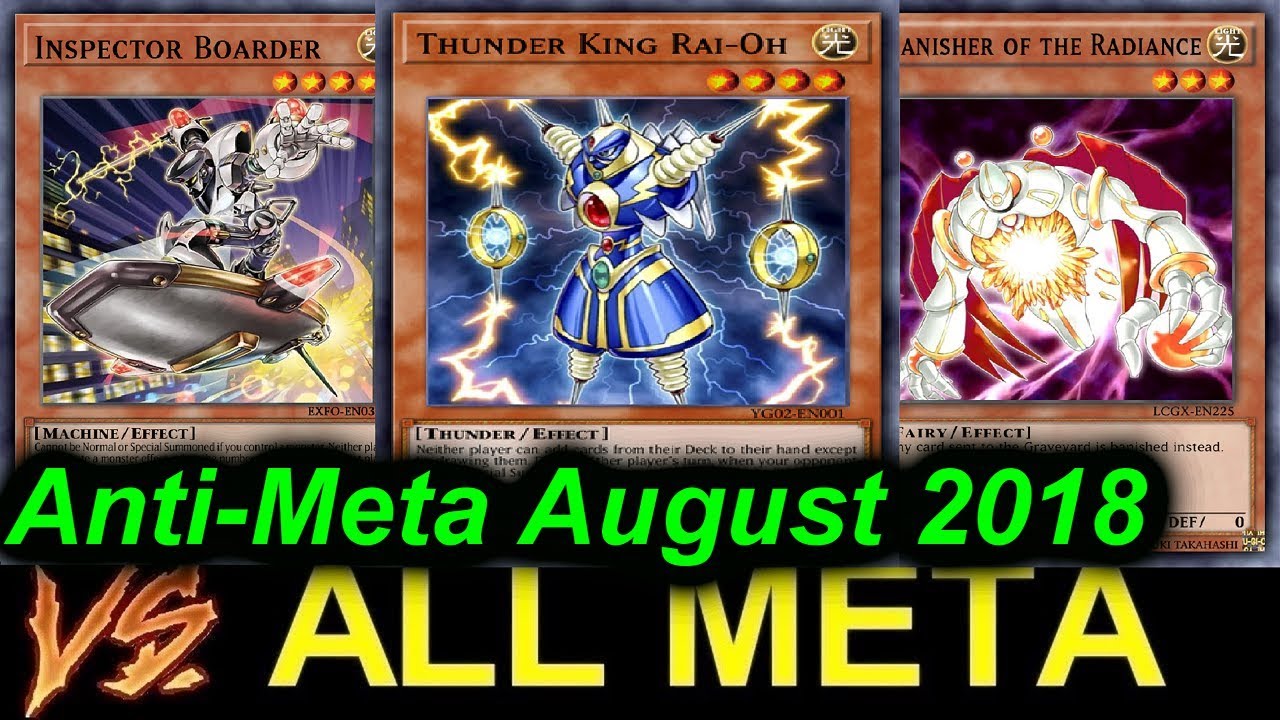 【YGOPRO】ANTI-META VS ALL META DECKS **august 2018**