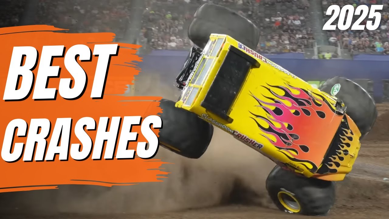 Monster Jam - ЛУЧШИЕ АВАРИИ 2025 ГОДА