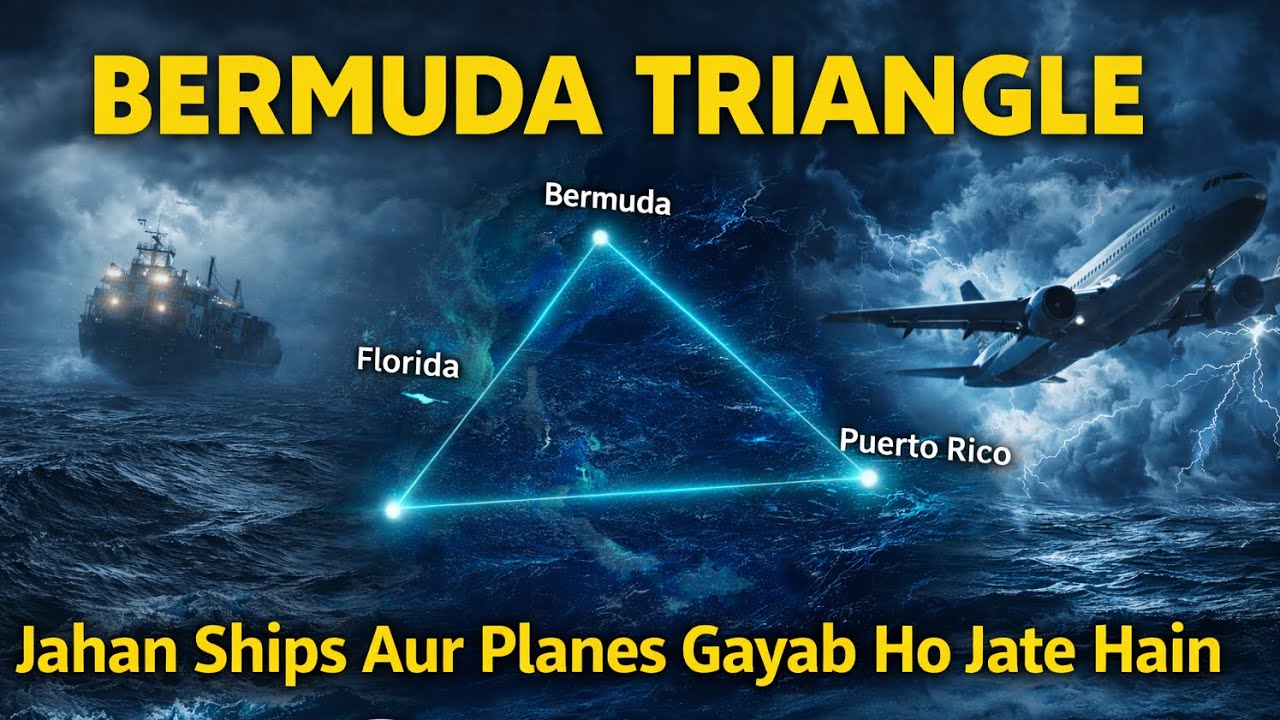 Bermuda Triangle Ka Asal Sach | Kya Waqai Jahaz Aur Plane Gayab Ho Jate Hain?|chhupi huo duniya