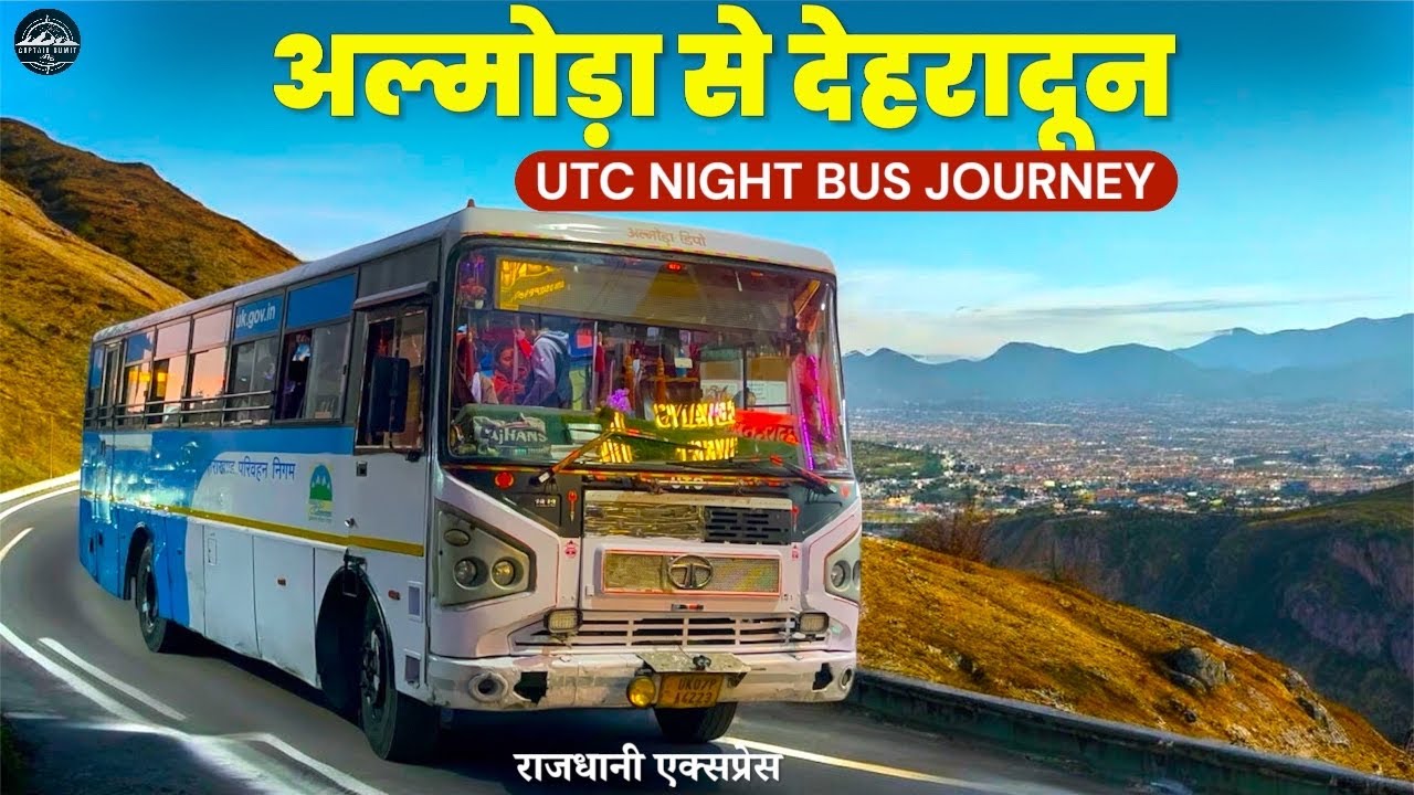 Almora to Dehradun Bus Journey | Driving in Heavy Fog 