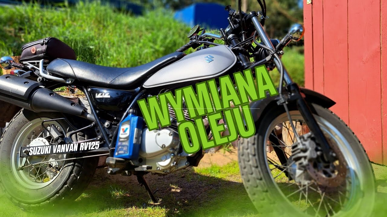 [Moto] VANVAN - Suzuki RV125 WYMIANA OLEJU z filtrem. 10W40 4T, HiFlo 132, VanVan oil change