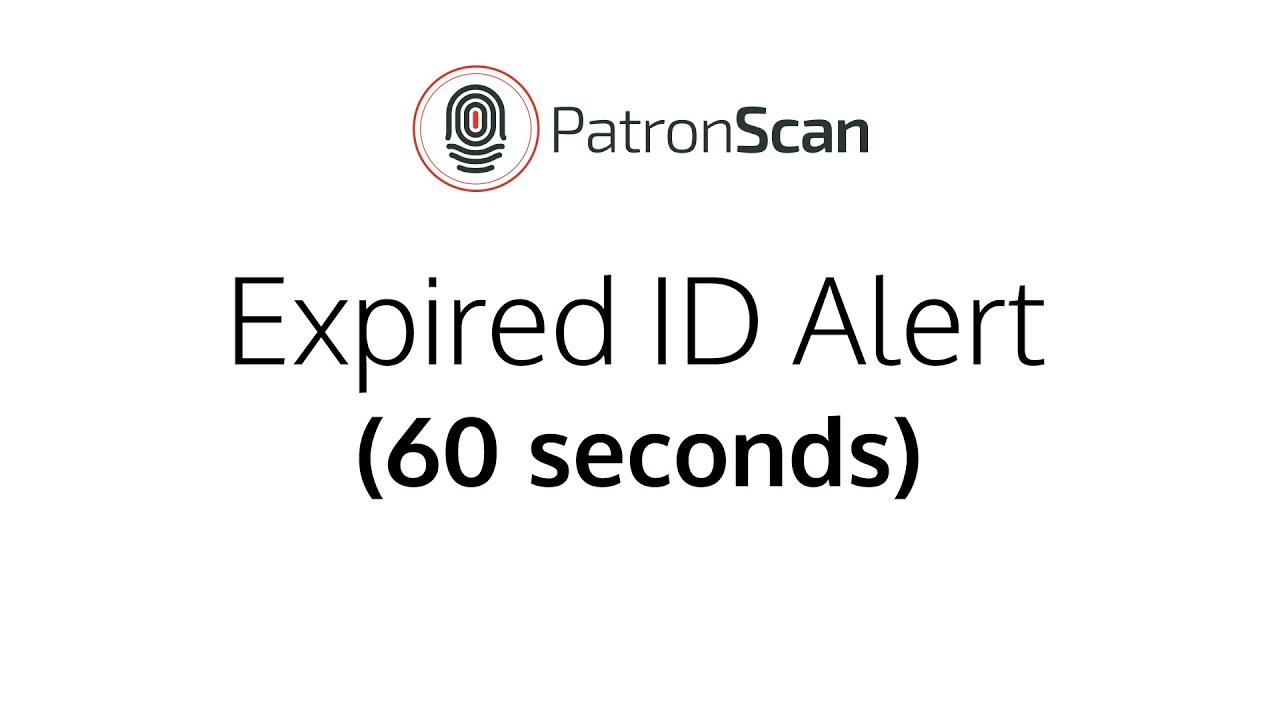 Expired ID Alert