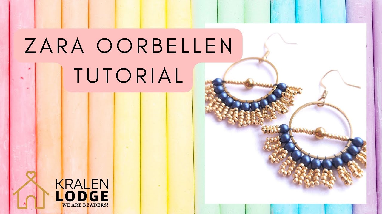 Zara oorbellen tutorial, maak zelf deze chique oorbellen
