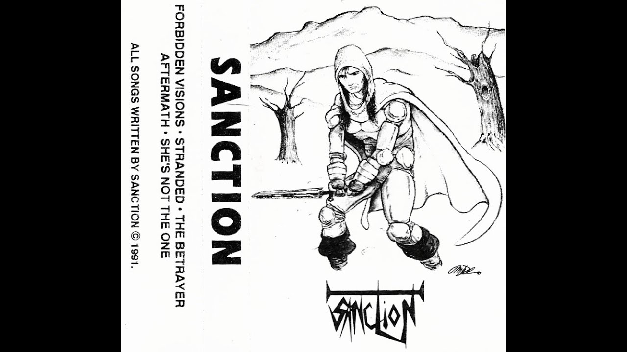 SANCTION Rare Classic US True Heavy Metal Private Press Demo From Long Island, NY Obscure Forgotten