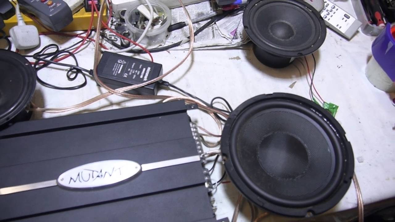 Mutant , Car amplifier , MT2404,  4 CHANNEL