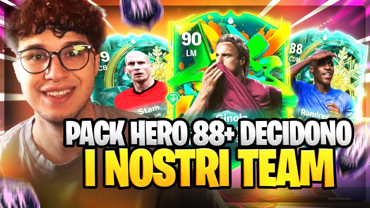 PACK HERO 88+ DECIDONO I NOSTRI TEAM 👀