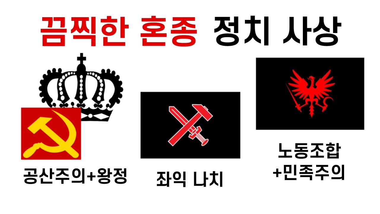 상상하지 못한 조합, 끔찍한 혼종 정치사상 알아보기