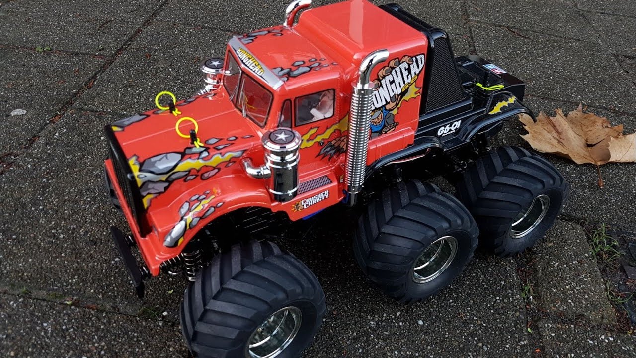 Tamiya konghead 6x6 gc-01 castle mamba monster 3s
