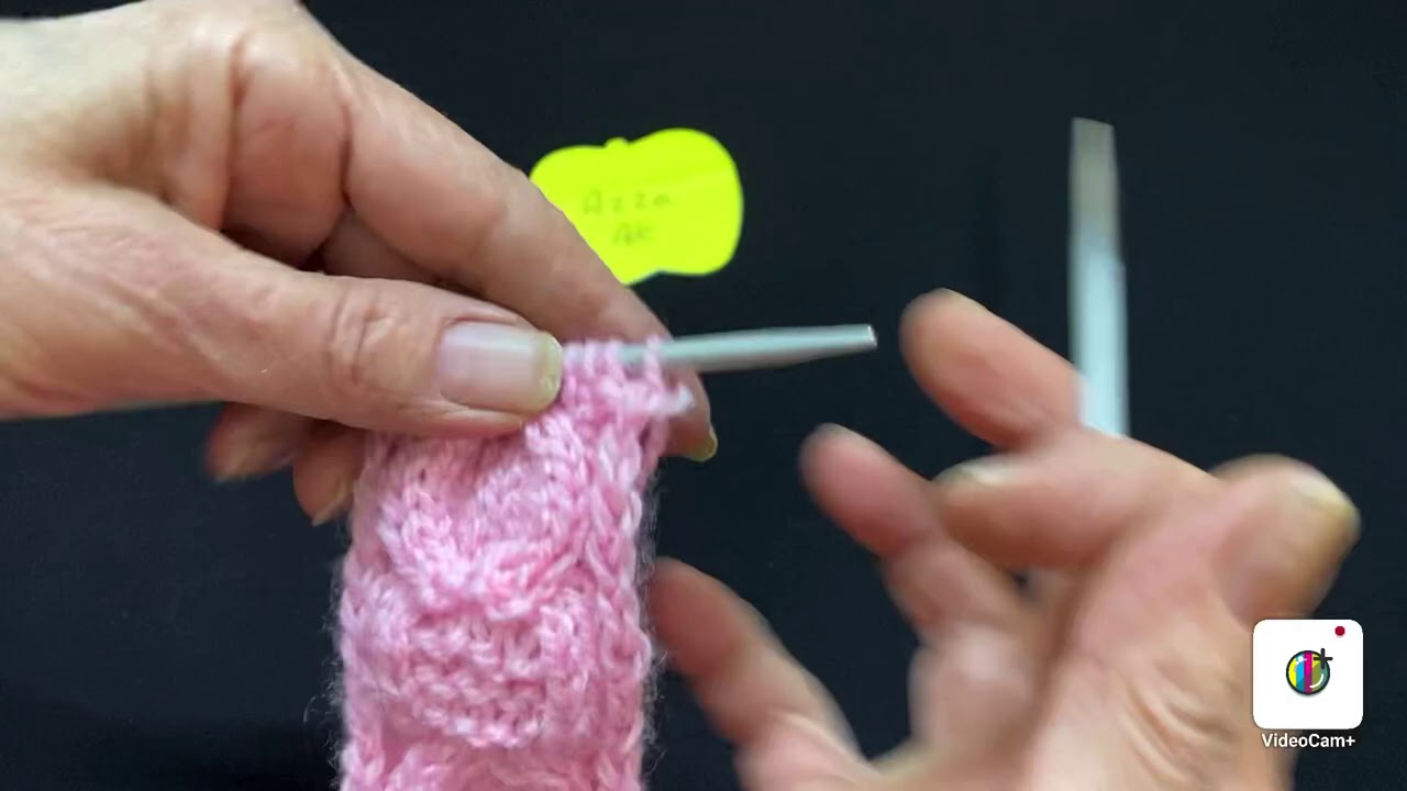 ضفيرة بتصميم جميل /Knitting Elegant cable
