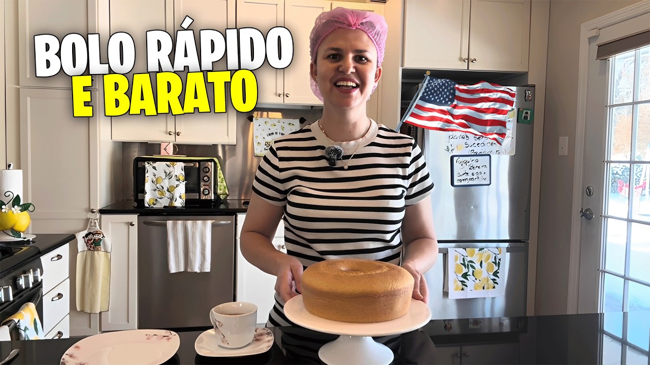 BOLO CASEIRO FÁCIL E ECONÔMICO 🍰 | PRONTO EM POUCOS MINUTOS