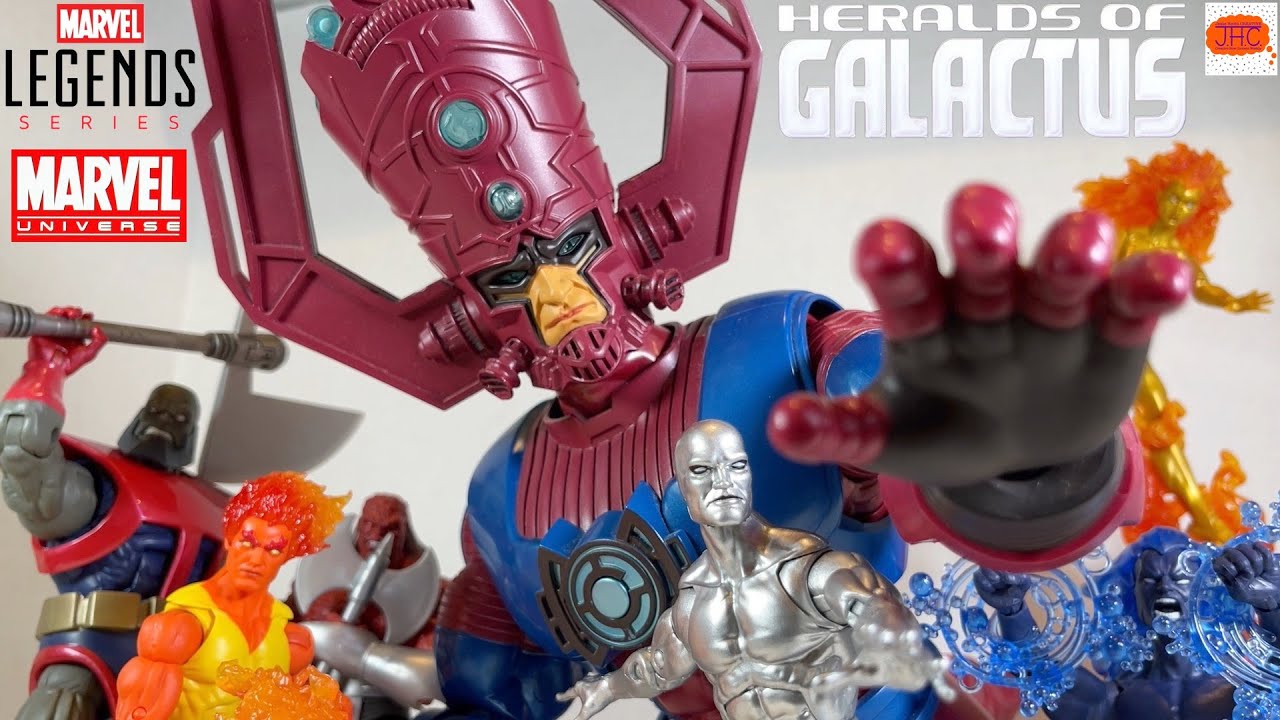 PLANET EATER! Galactus Silver Surfer Universe Marvel Legends Action Figure Review Cosmic Space Food