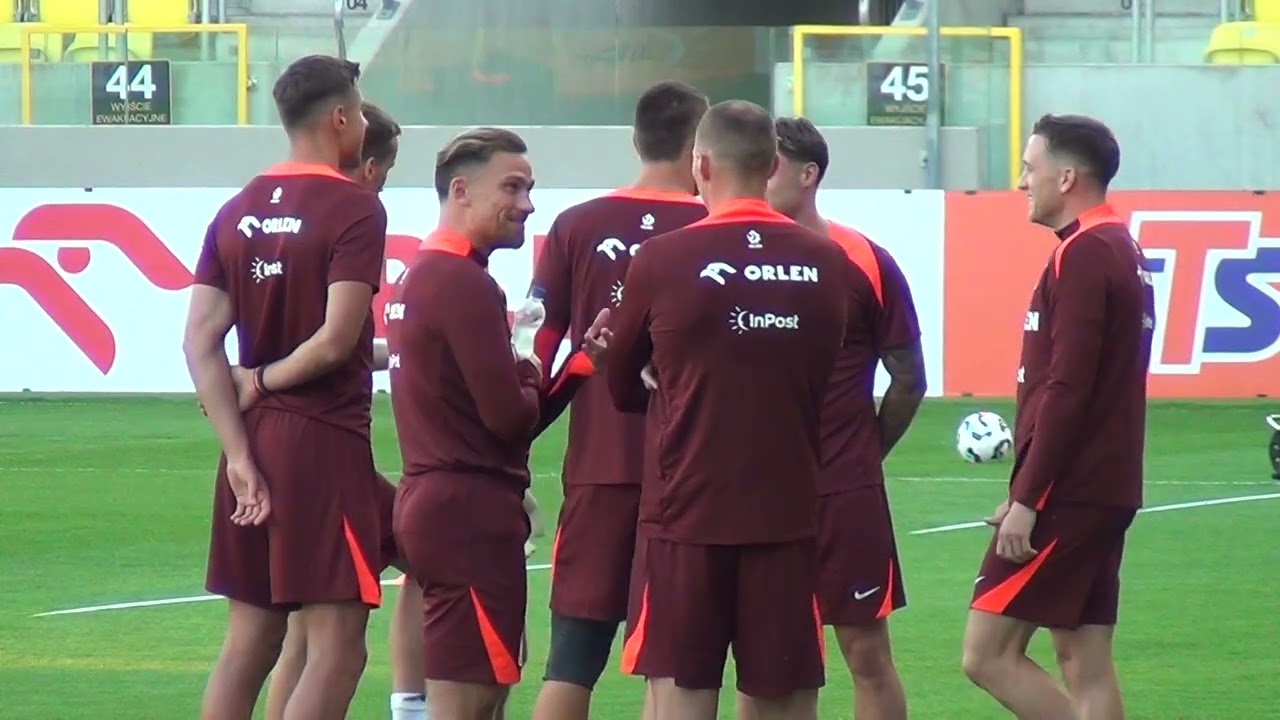 TRENING REPREZENTACJI POLSKI PRZED MECZEM Z HOLANDIĄ #REPREZENTACJAPOLSKI #PZPN