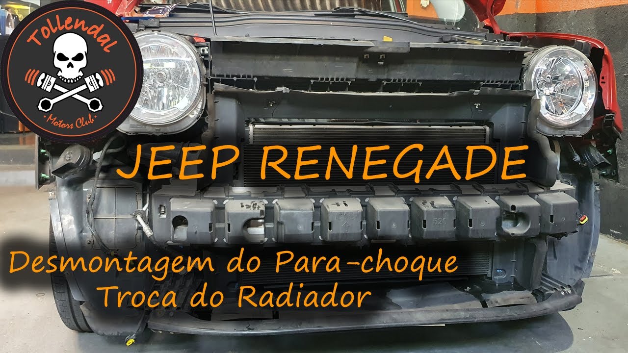 JEEP RENEGADE - Desmontagem do Para-choque e Troca do Radiador