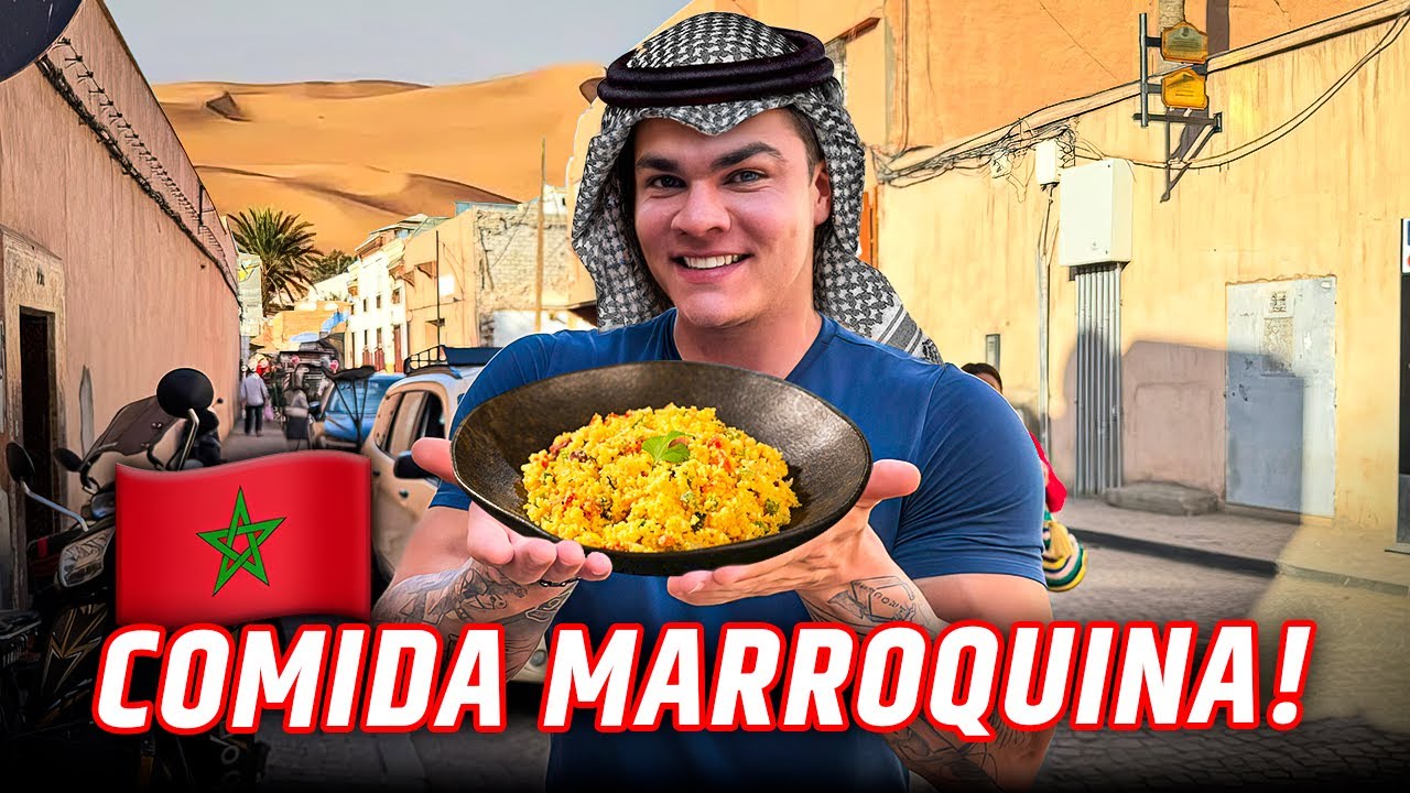 PROVEI A COMIDA DE MARROCOS E TIVE UMA SURPRESA&hellip; 😮
