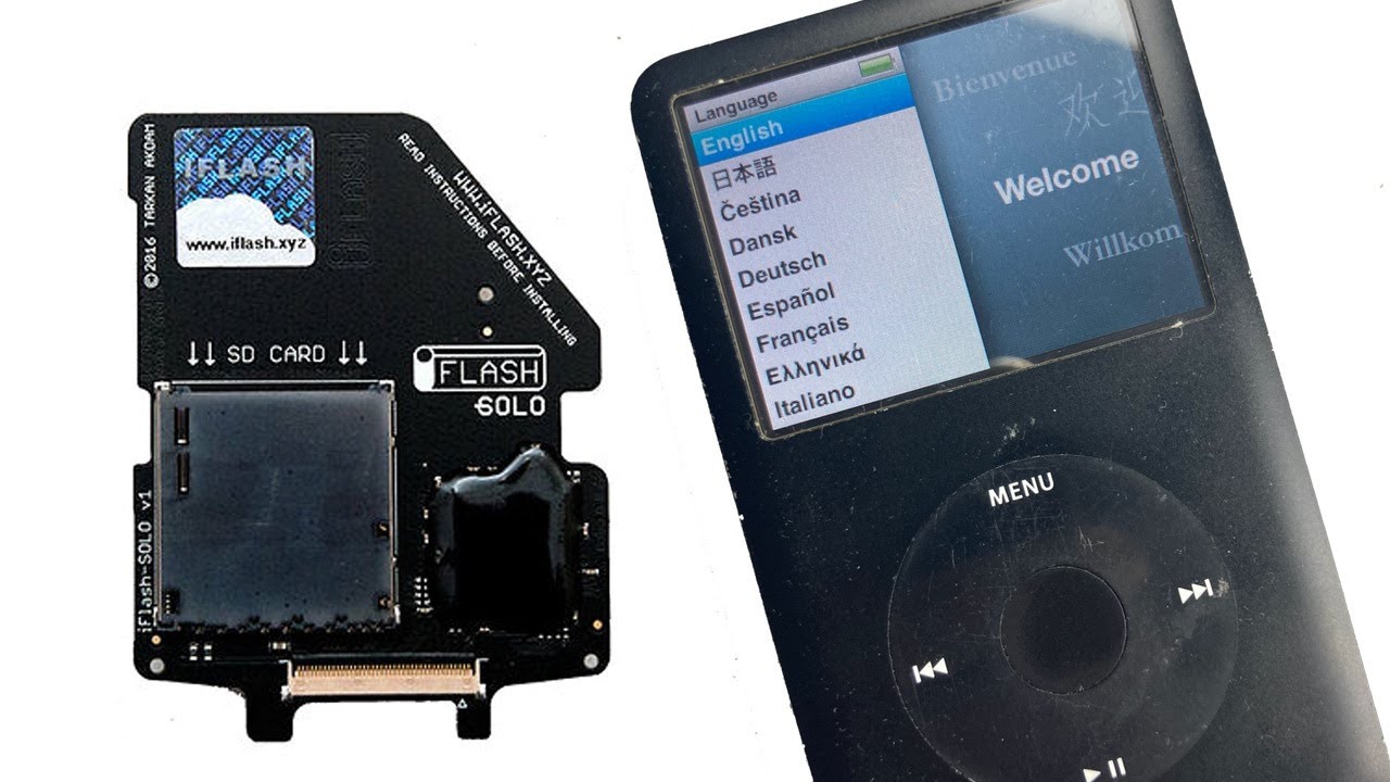 ВОССТАНОВЛЕНИЕ APPLE IPOD CLASSIC И ОБНОВЛЕНИЕ IFLASH SD 4K