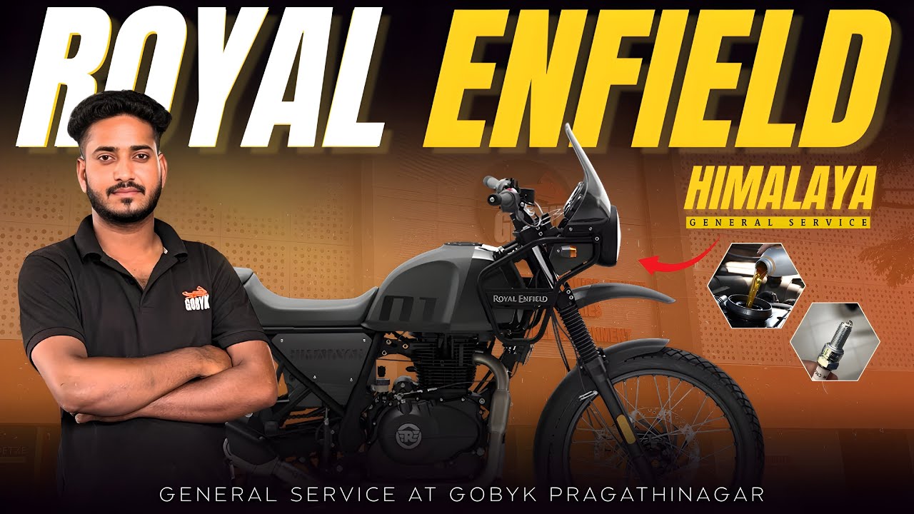 ROYAL ENFIELD HIMALAYAN 🔥 Full General Service 🤯 At GOBYK 👨&zwj;🔧