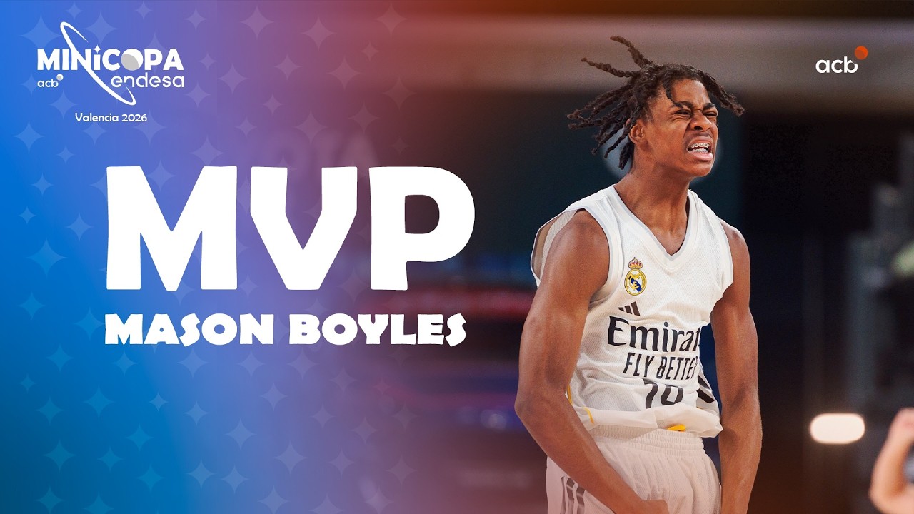 Mason Broyles, MVP de la Minicopa Endesa Valencia 2026 | Minicopa Endesa Valencia 2026