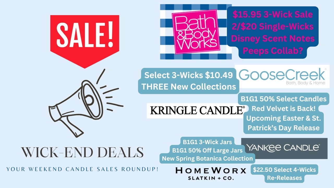 🏷️ 🛍️ Wick-end Deals 1/29/26 | Candle Sales & New Releases | Bath & Body Works, Kringle, & More!