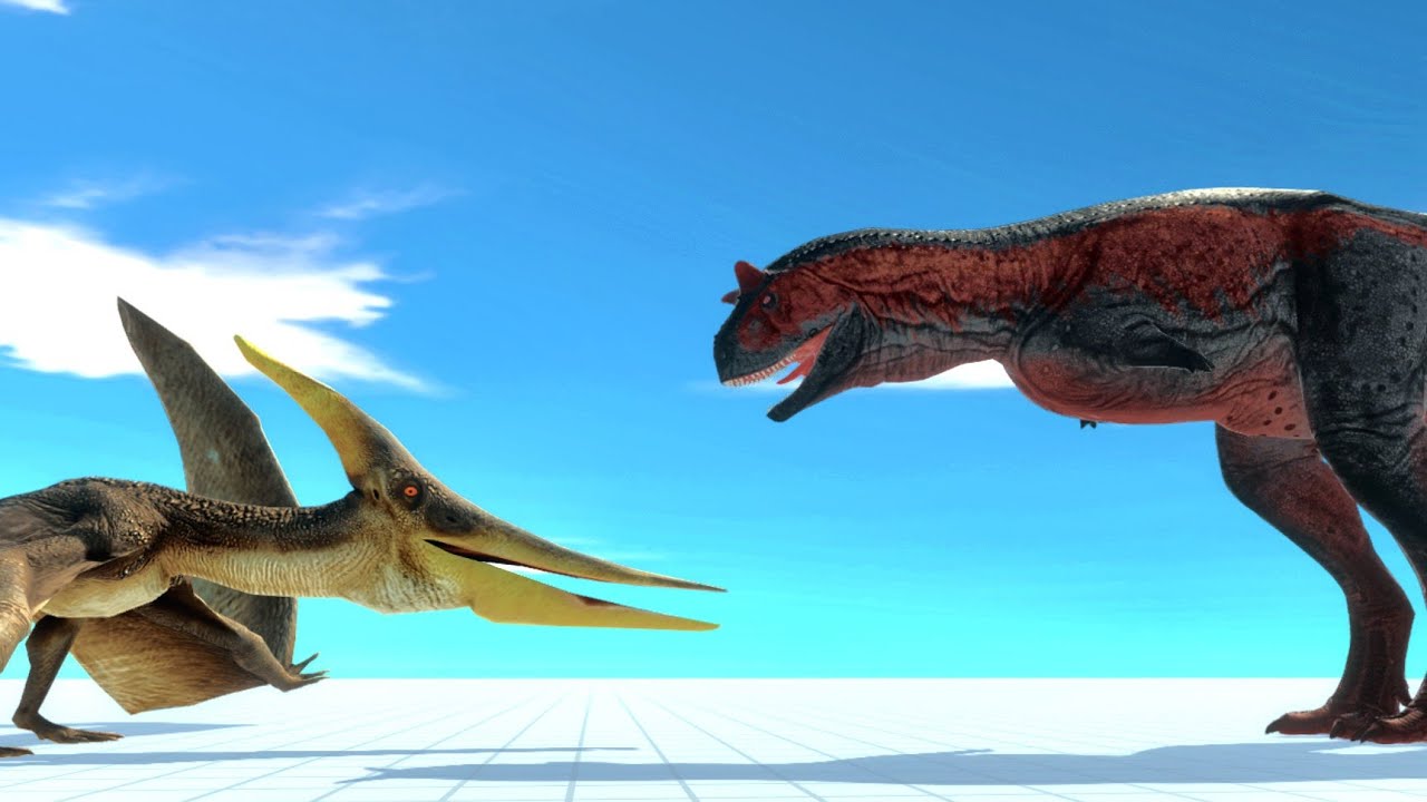 NEW PTERANODON VS DINOSAURS - ANIMAL REVOLT BATTLE SIMULATOR - ARBS