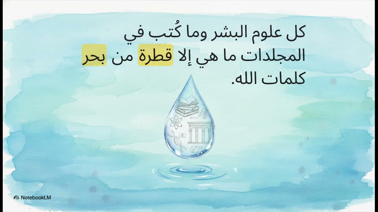 كلمات ربي  المحدود واللامحدود